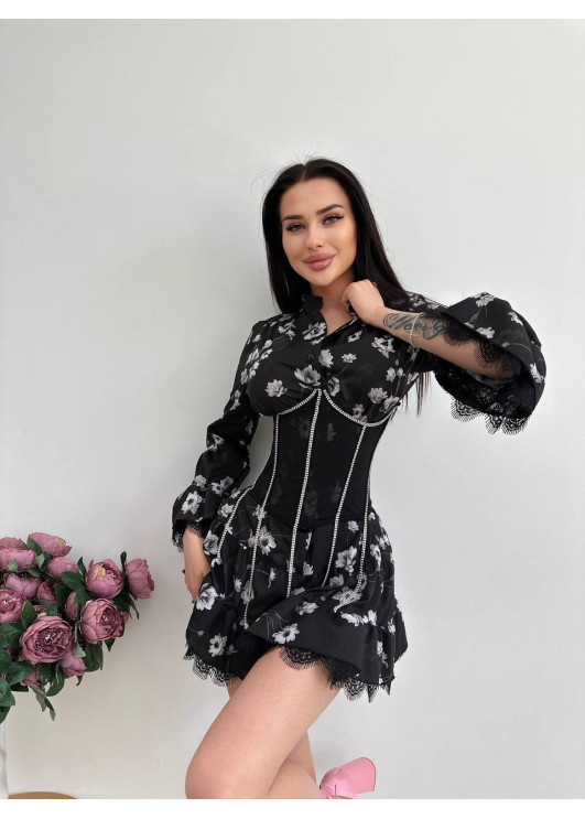 Комплект: сукня+корсет