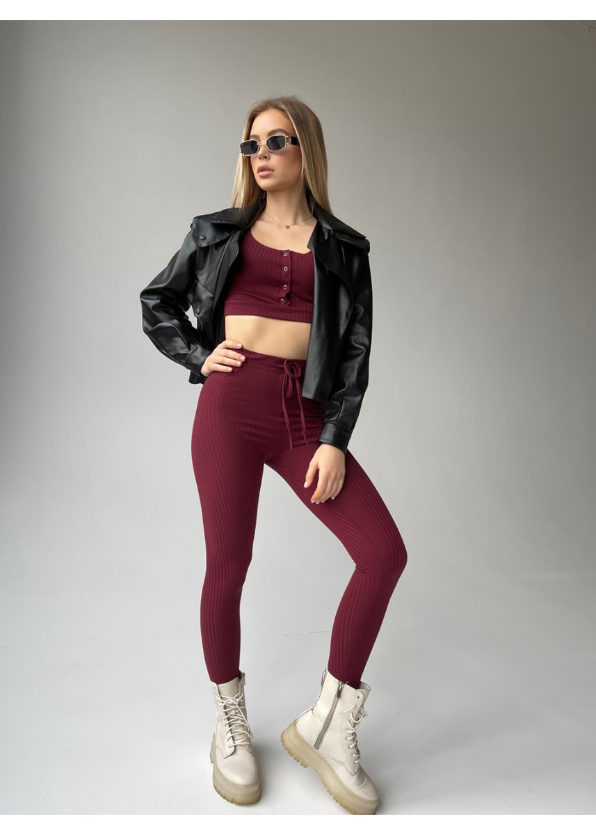 Шкіряна oversize курточка