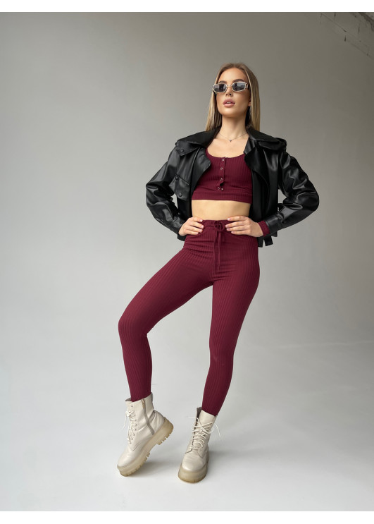 Шкіряна oversize курточка
